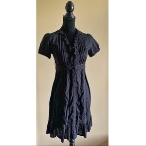 Delia*s Black Eyelet Dress sz 3